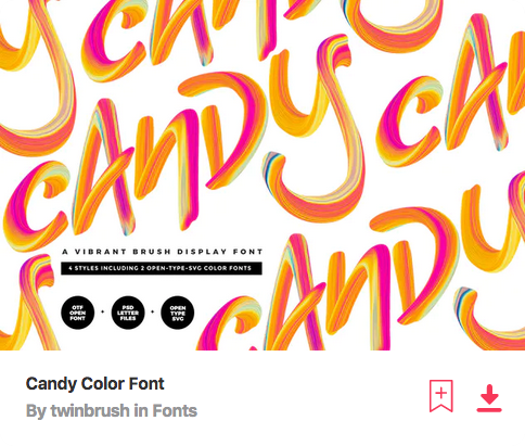 candy-color-font