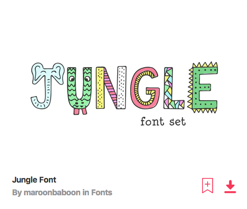 jungle-color-font