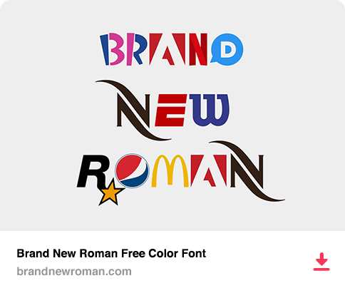 Brand New Roman Free Color Font