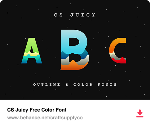 CS Juicy Free Color Font